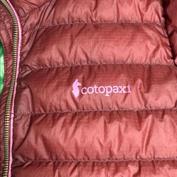 Cotopaxi Fuego LT Down Puffer Jacket Brick 950 Fill Goose Down Polartec Small - Picture 3 of 16